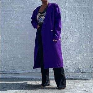 SOLD Plum Dress/ Coat